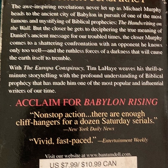 Babylon Rising Book 3 The Europa Conspiracy Tim Lahaye & Bob Phillips - Picture 2 of 5